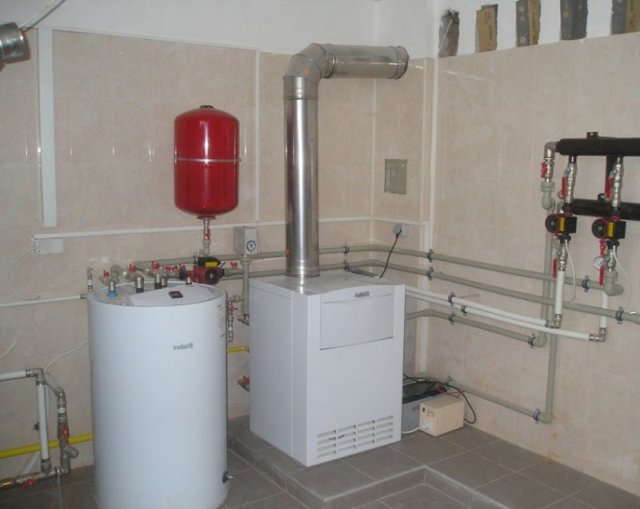 Газовый котел для отопления частного дома: правила установки, схема .