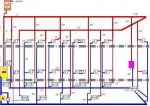 Схема отопления для однотрубной системы отопления