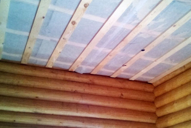 Пароизоляция для потолка в деревянном перекрытии советы по монтажу