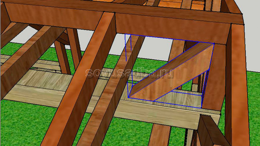 Этапы строительства деревянного навеса