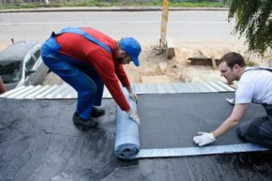 Как клеить технониколь на бетон?