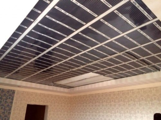 Характеристики пленочного инфракрасного отопления на потолок