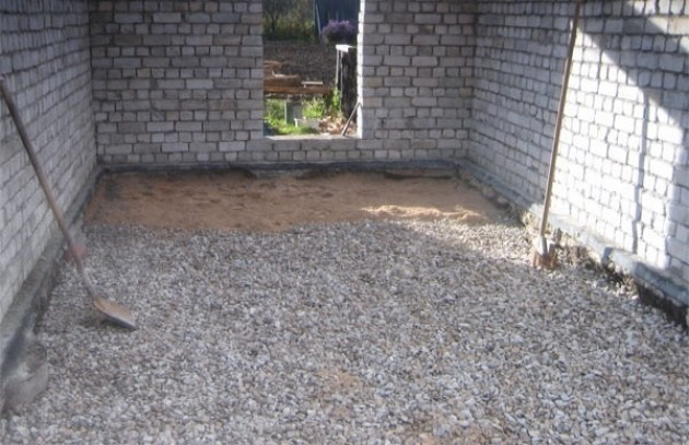 Поэтапный процесс укладки бетонного пола для первого этажа при ленточном фундаменте