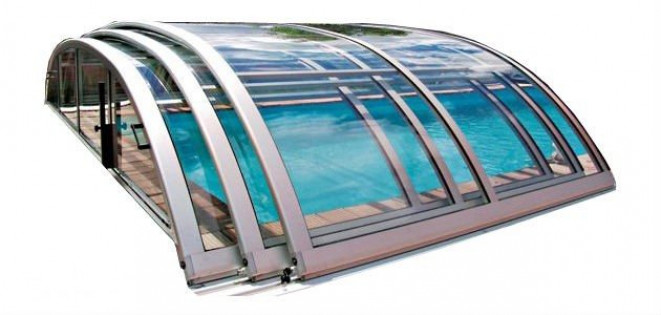 Классификация навесов из поликарбоната для бассейна по типу конструкции