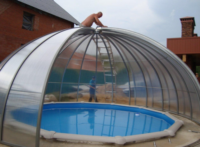 Как рассчитать купол для бассейна
