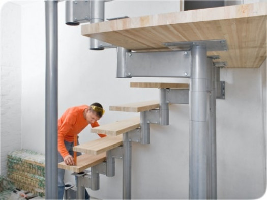 Инструкция по сборке модульной лестницы своими руками