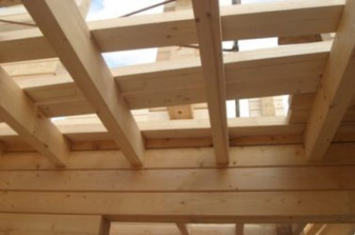 Перекрытия и устройство потолка в доме из бруса — Брусовые дома