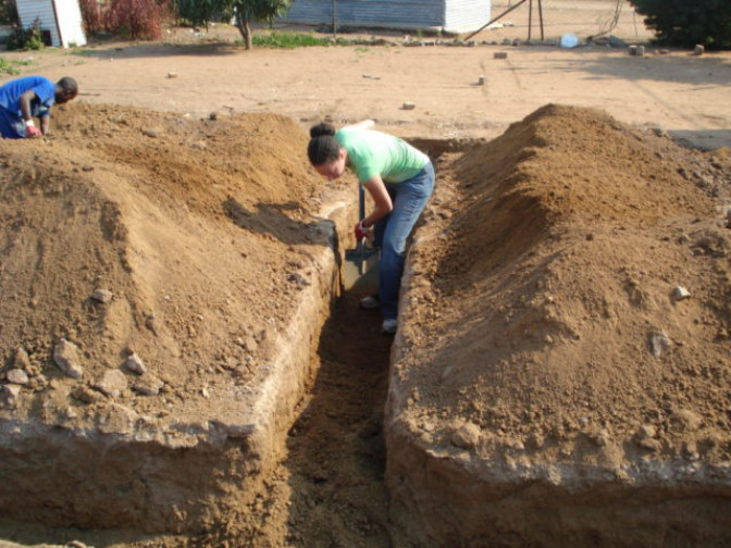 Ленточный фундамент на глинистой почве
