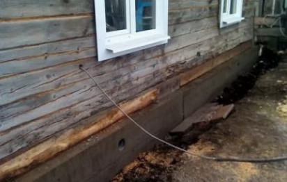 Как самостоятельно залить фундамент под старый деревянный дом