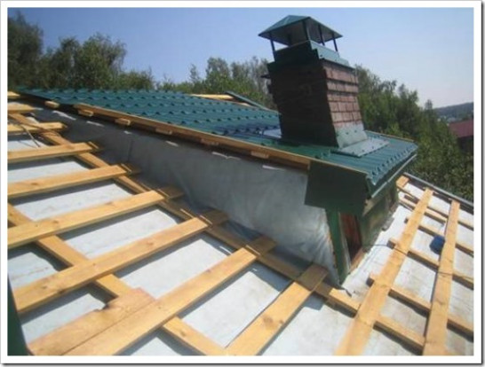Обрешетка крыши под металлочерепицу