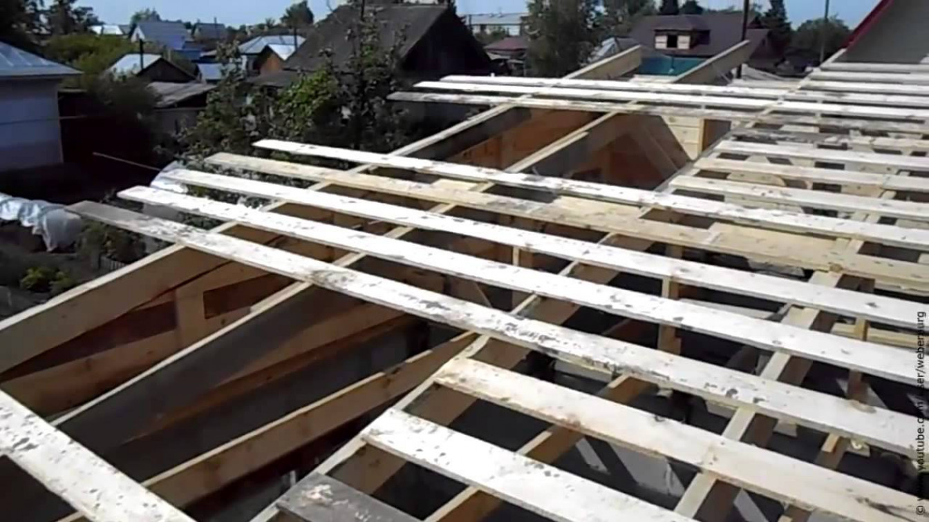 От чего зависит угол наклона односкатной крыши