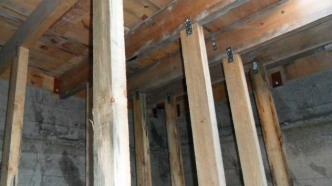 Изготавливаем перекрытие в подвальном помещении из древесины