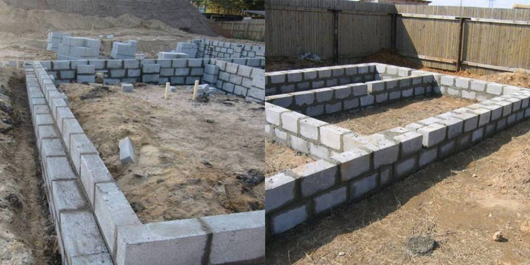 Фундаментные блоки для частного строительства