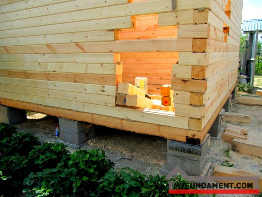 Как правильно сделать фундамент под деревянный дом