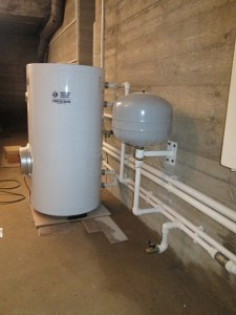 Подключение газового котла к бойлеру косвенного нагрева