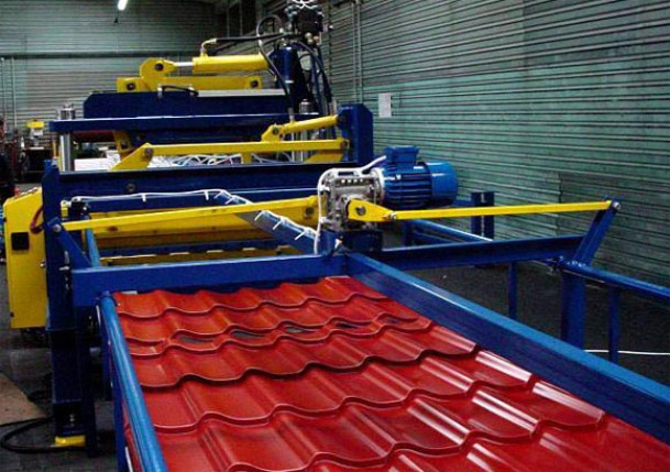 Оборудование для производства металлочерепицы — технология изготовления