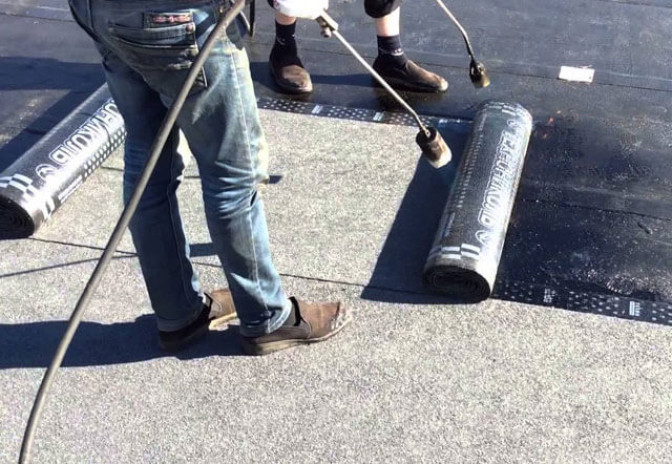 Как класть рубероид на бетонную крышу