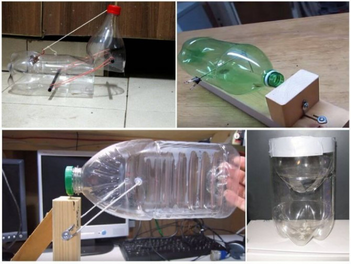 Хозяйственные принадлежности для дачи из пластиковых бутылок
