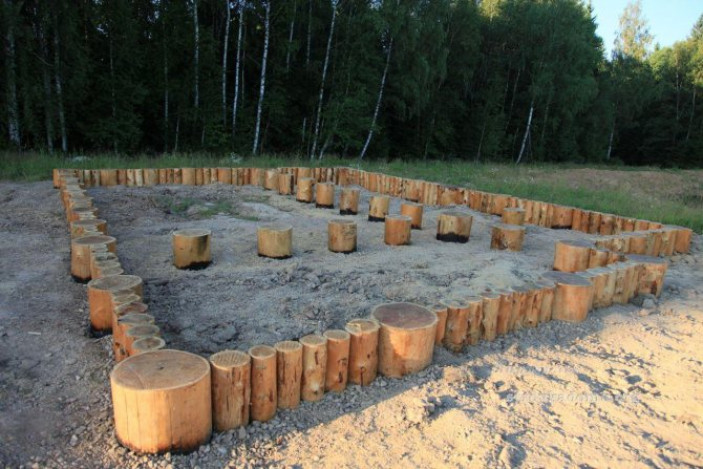 Виды фундаментов из дерева