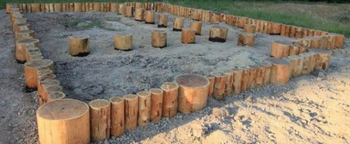 Особенности деревянного забивного фундамента