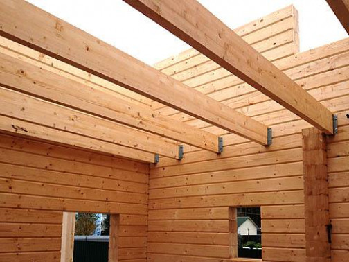 Монтаж межэтажных и потолочных перекрытий на деревянных лагах