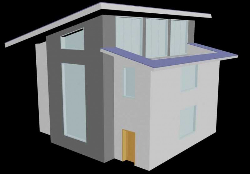Фотоотчет со стройки: односкатная крыша на доме из газобетона