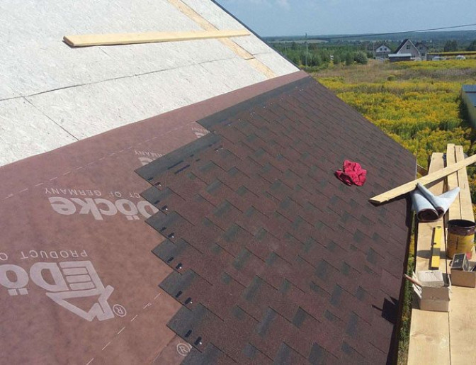 Минимальные значения угла наклона крыши