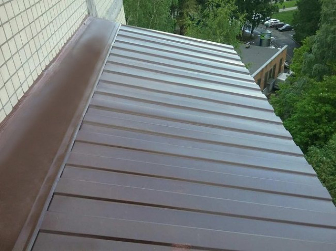 Материалы для балконной крыши