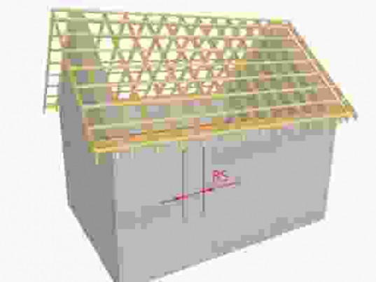 Расчет двухскатной крыши онлайн калькулятор 3D, чертежи, стропильная система, площадь, угол наклона